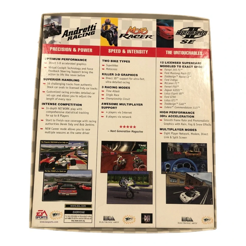 ULTIMATE RACING II PC MOTO RACER ANDRETTI RACING NEED FOR SPEED II - Picture 7 of 8